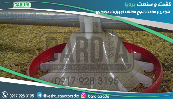 دانخوری بشقابی مرغداری