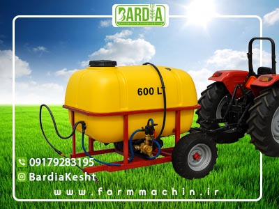 سمپاش 600 لیتری پشتی تراکتوری